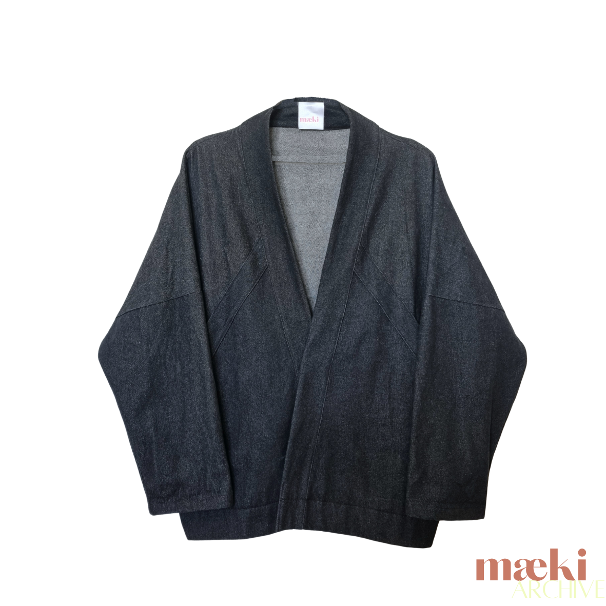 ampia jacket - black denim