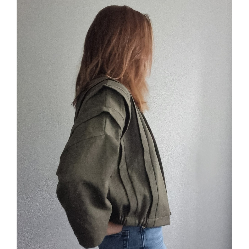 conchiglia jacket - washed military green