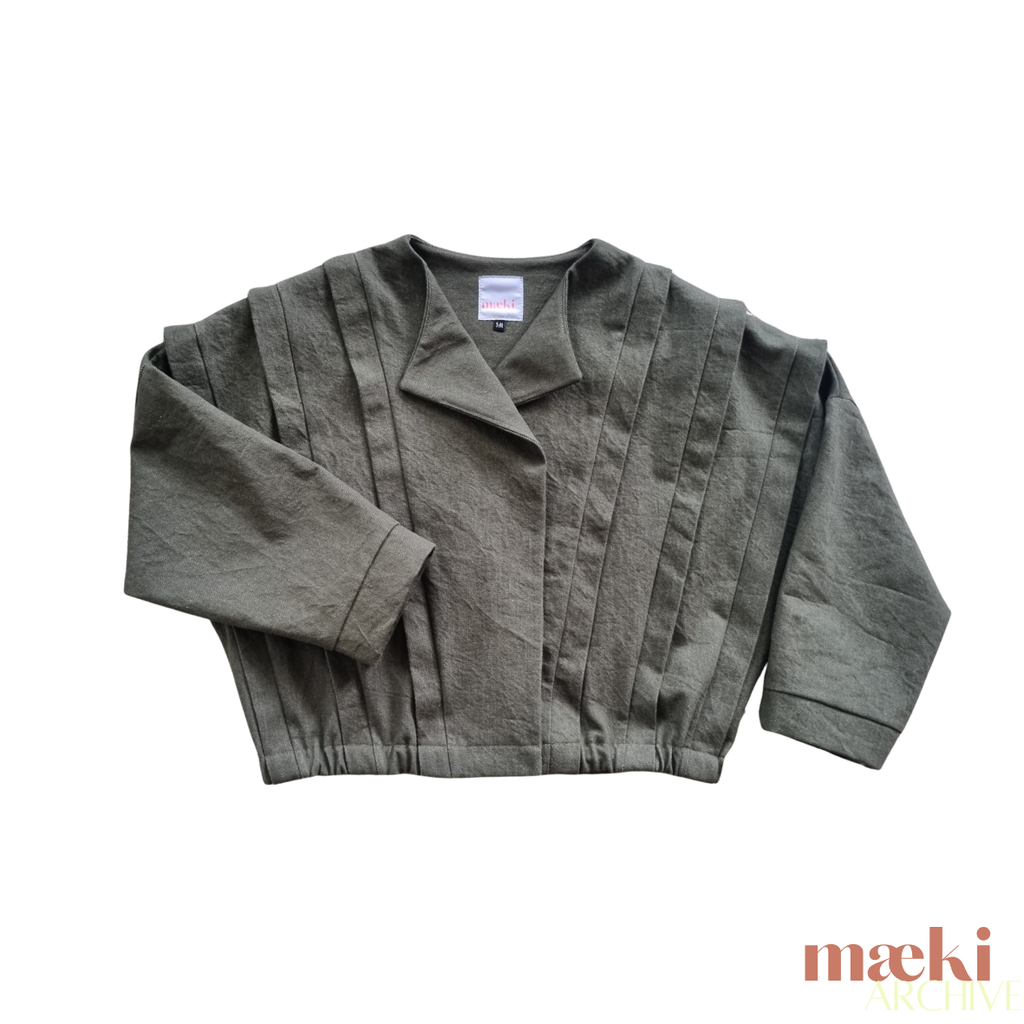 conchiglia jacket - washed military green