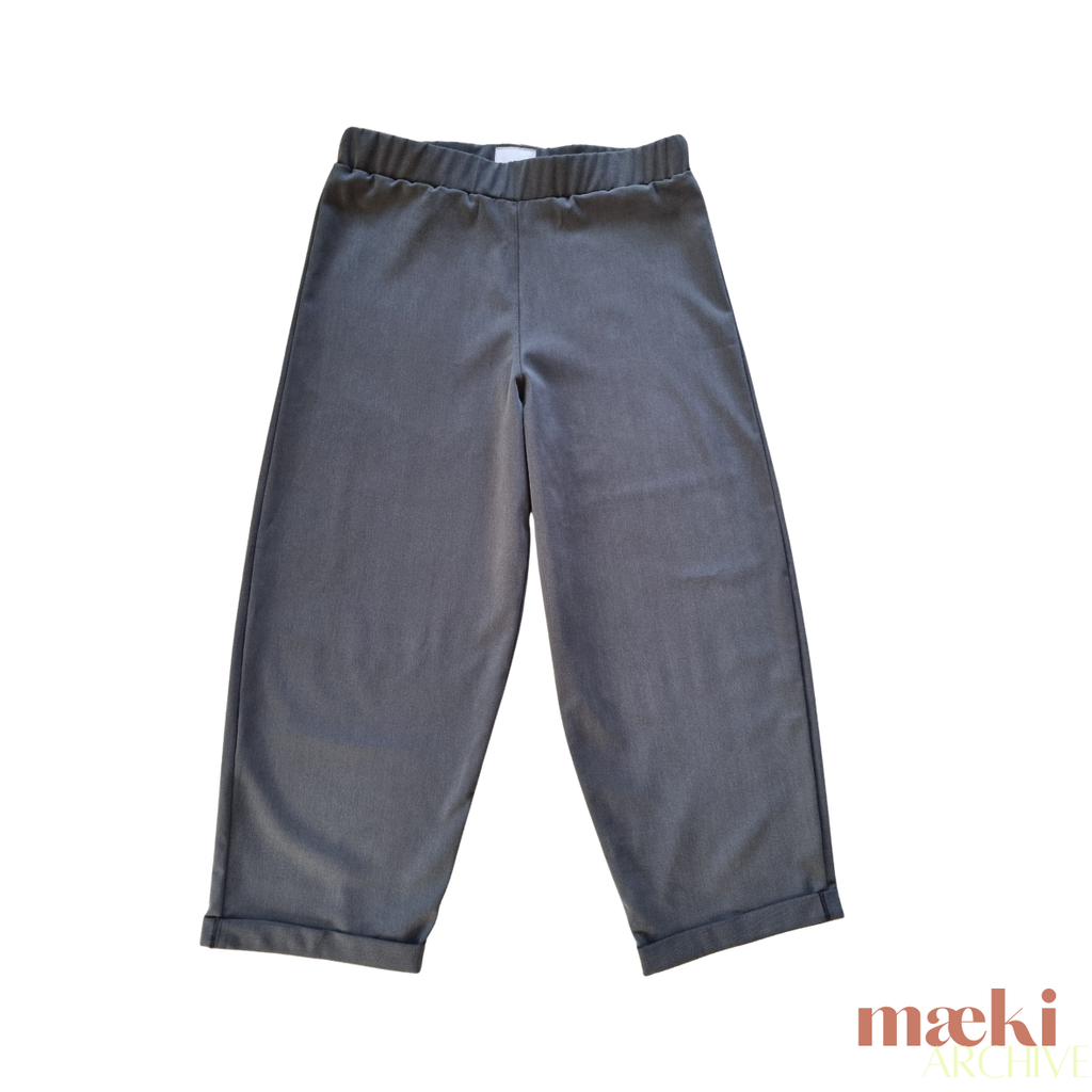 anchor pants - dusky grey