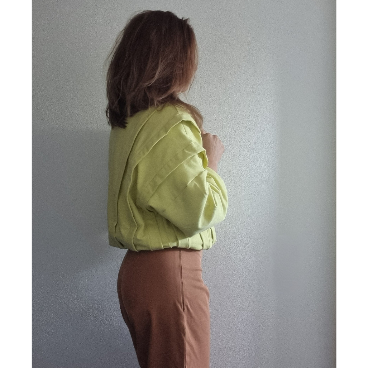 conchiglia sweatshirt - fresh pear