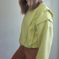 conchiglia sweatshirt - fresh pear