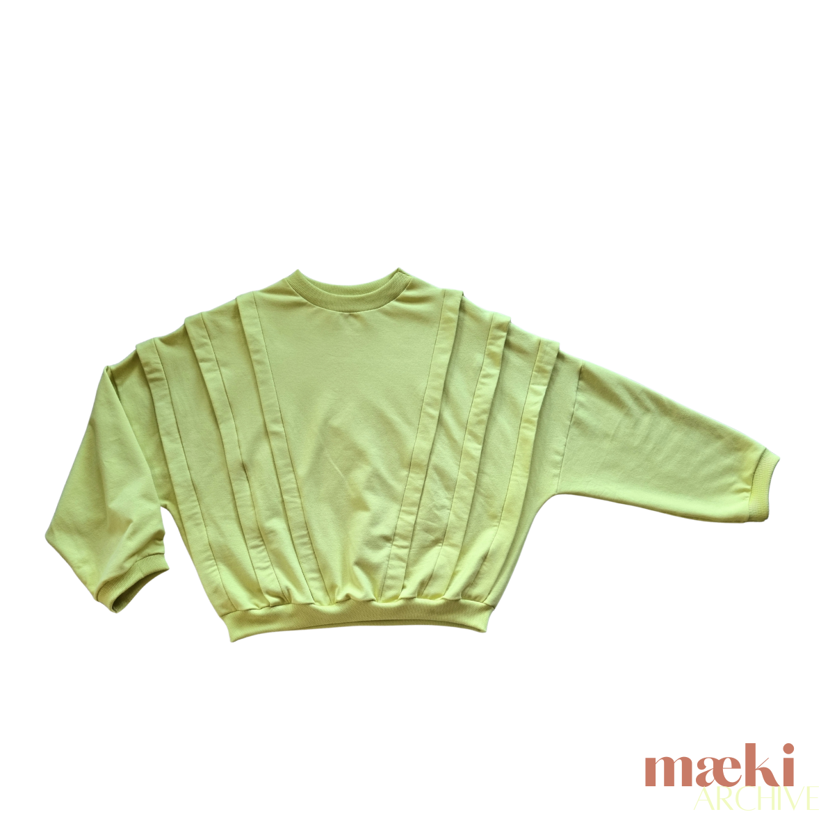 conchiglia sweatshirt - fresh pear