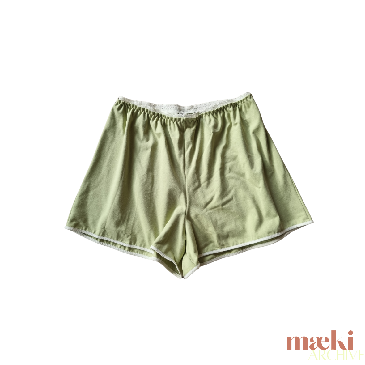 alba sleep shorts - fresh green