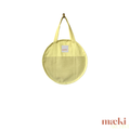 circolo bag small - light yellow/floral pattern