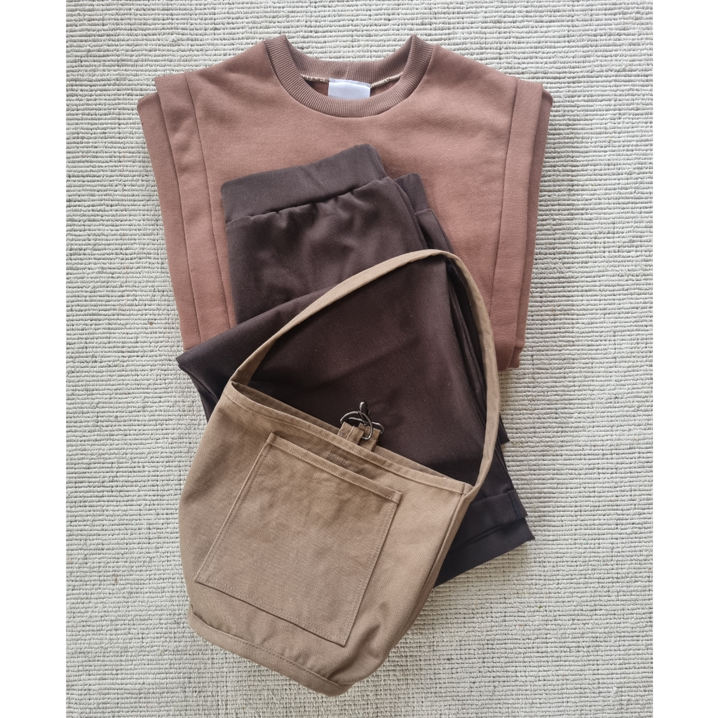 anchor pants - deep brown