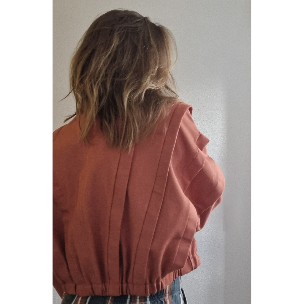 conchiglia jacket - terracotta