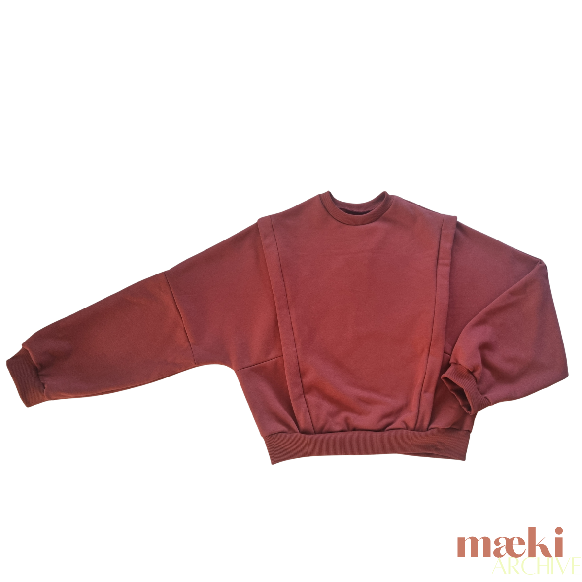 rosso sweatshirt - deep red