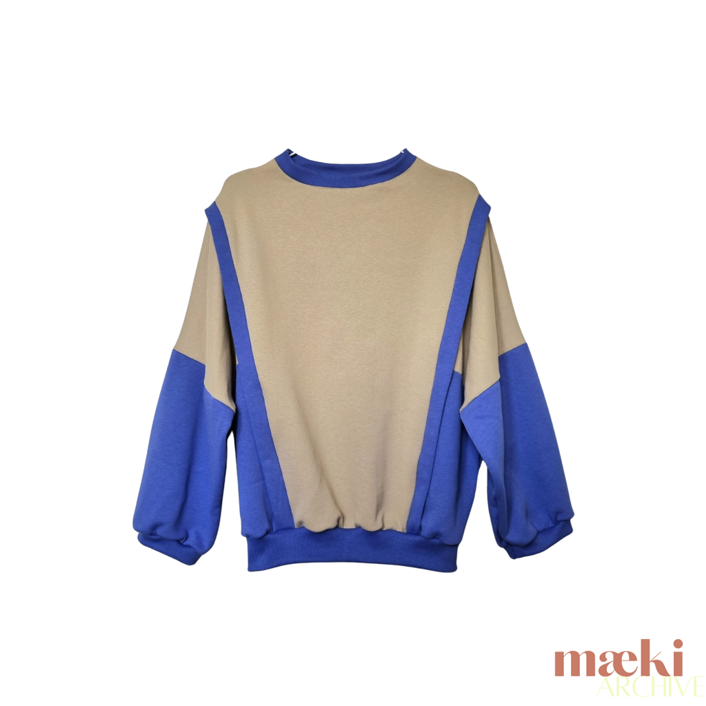 terra sweat - beige-blue