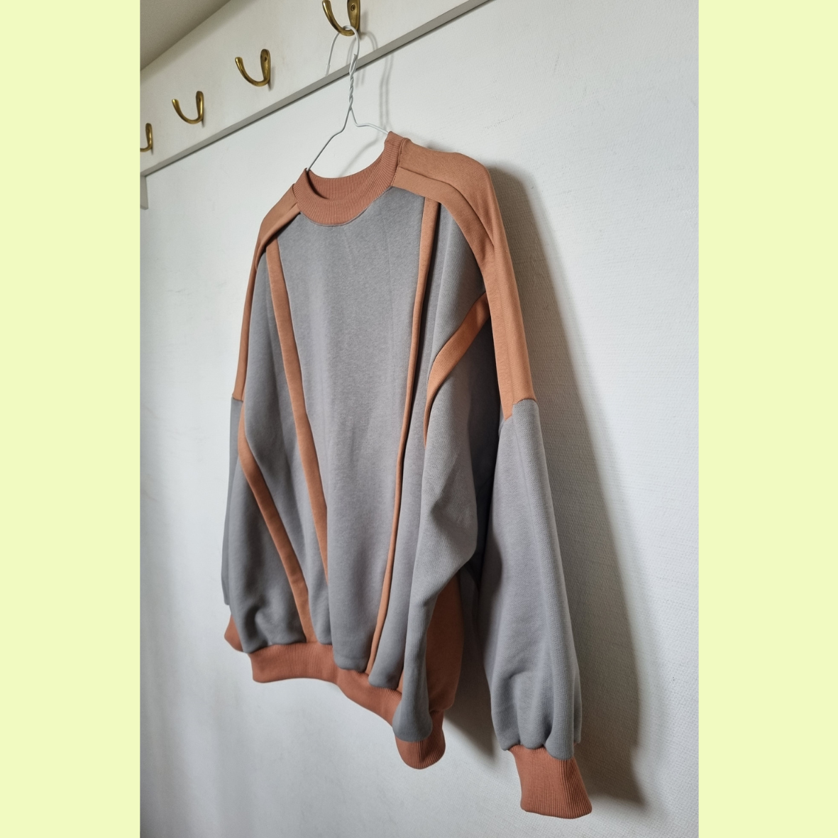 forma sweat - grey-dusky pink