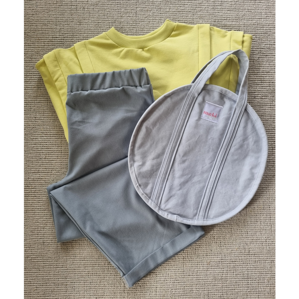 anchor pants - sky grey